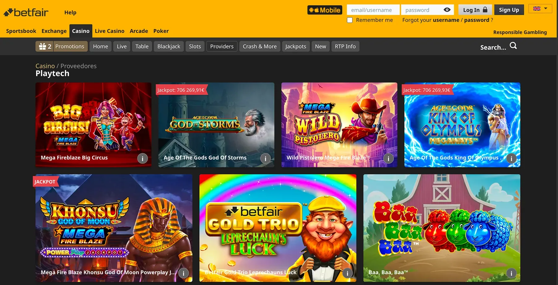 Betfair Casino Game Providers.webp
